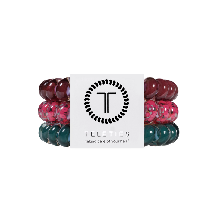 Teleties Hair Tie - Large Band Pack of 3 - Harvest Hues