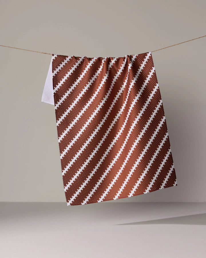 Laces Out Tea Towel by Geometry