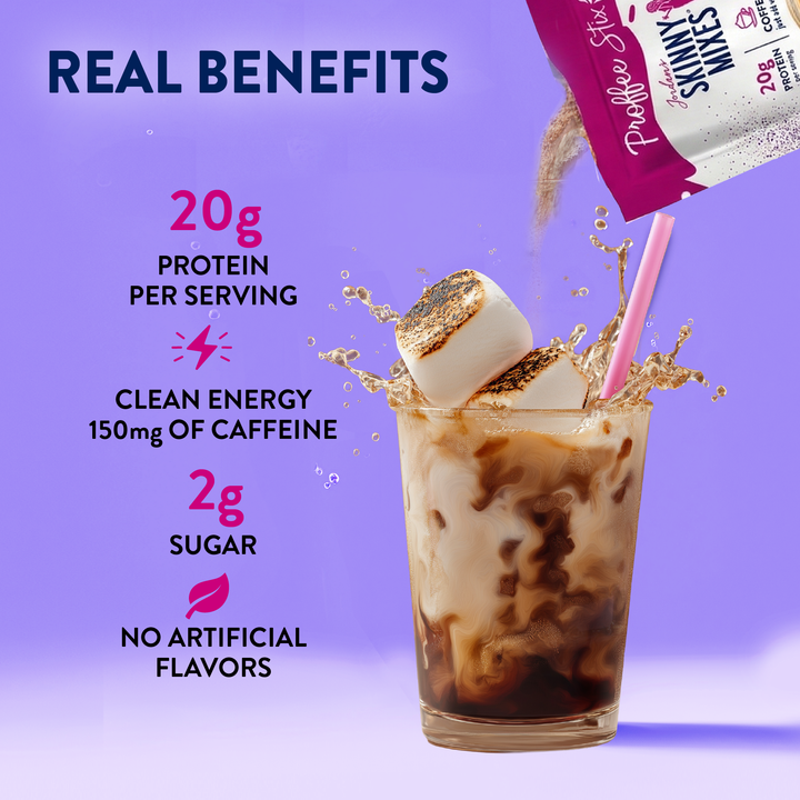 Proffee Stix Protein-Coffee Drink Mix 6 ct - Toasted Marshmallow