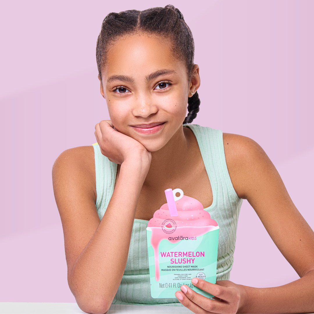 Slushy Kid's Face Mask - Watermelon