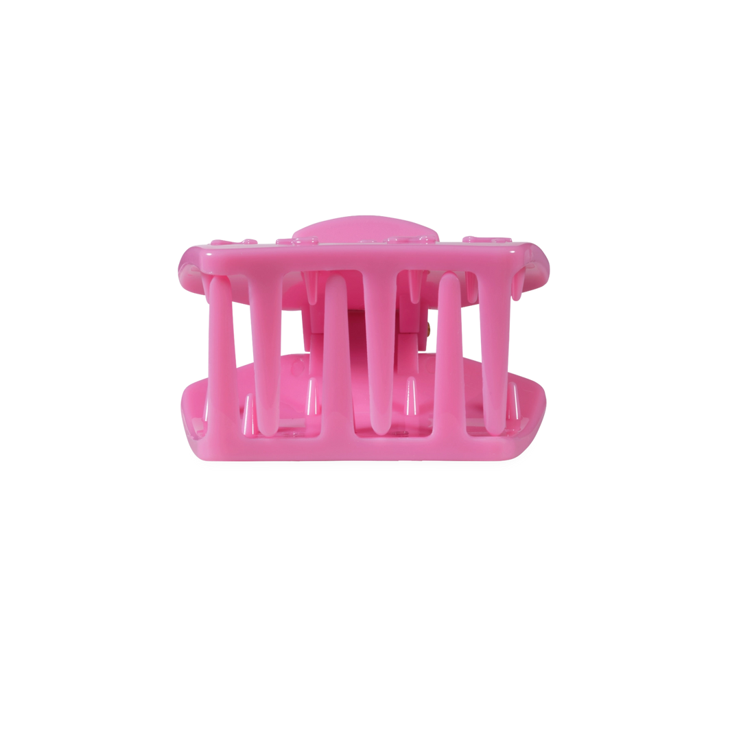 Petite Teleties Claw Clip - Pink Ribbon (Ships Next Week)