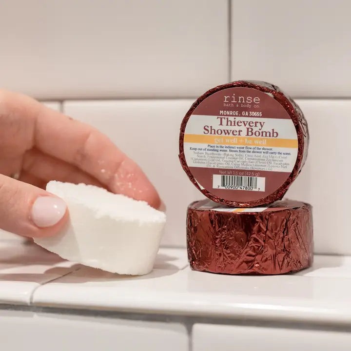 Essential Oil Shower Bomb - Multiple Scents Available by Rinse