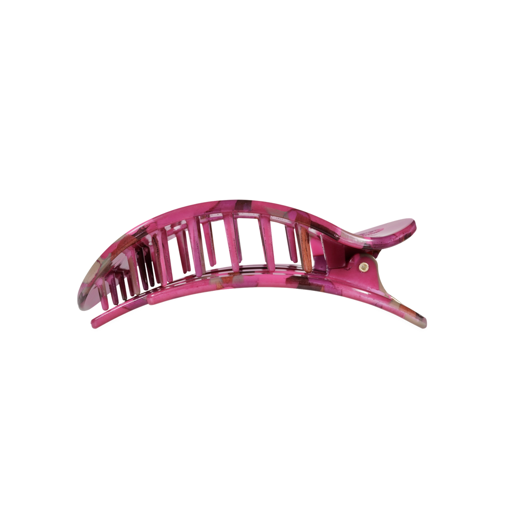 Medium Teleties Flat Oval Clip - Garden Glam