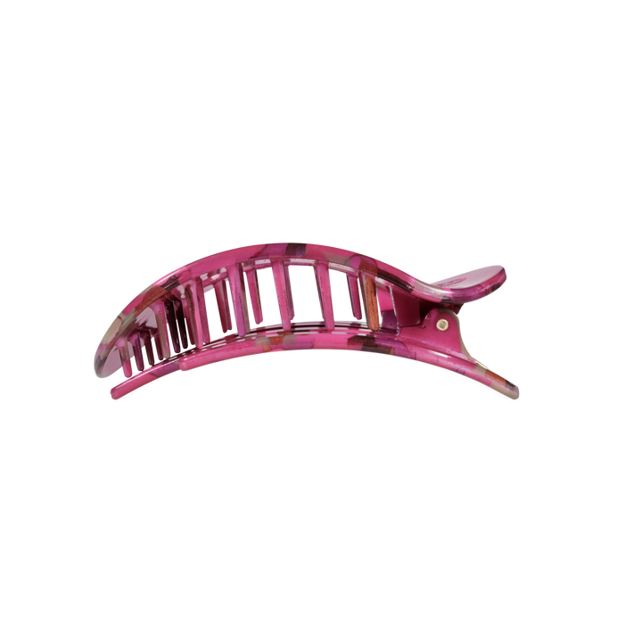 Medium Teleties Flat Oval Clip - Garden Glam