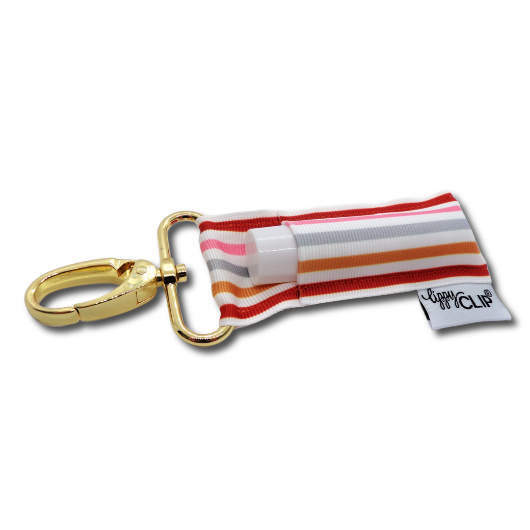 Fall Stripes LippyClip® Lip Balm Holder (PREORDER: Ships in 2-3 Weeks)