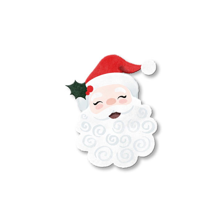 Santa with Holly Magnet by Roeda