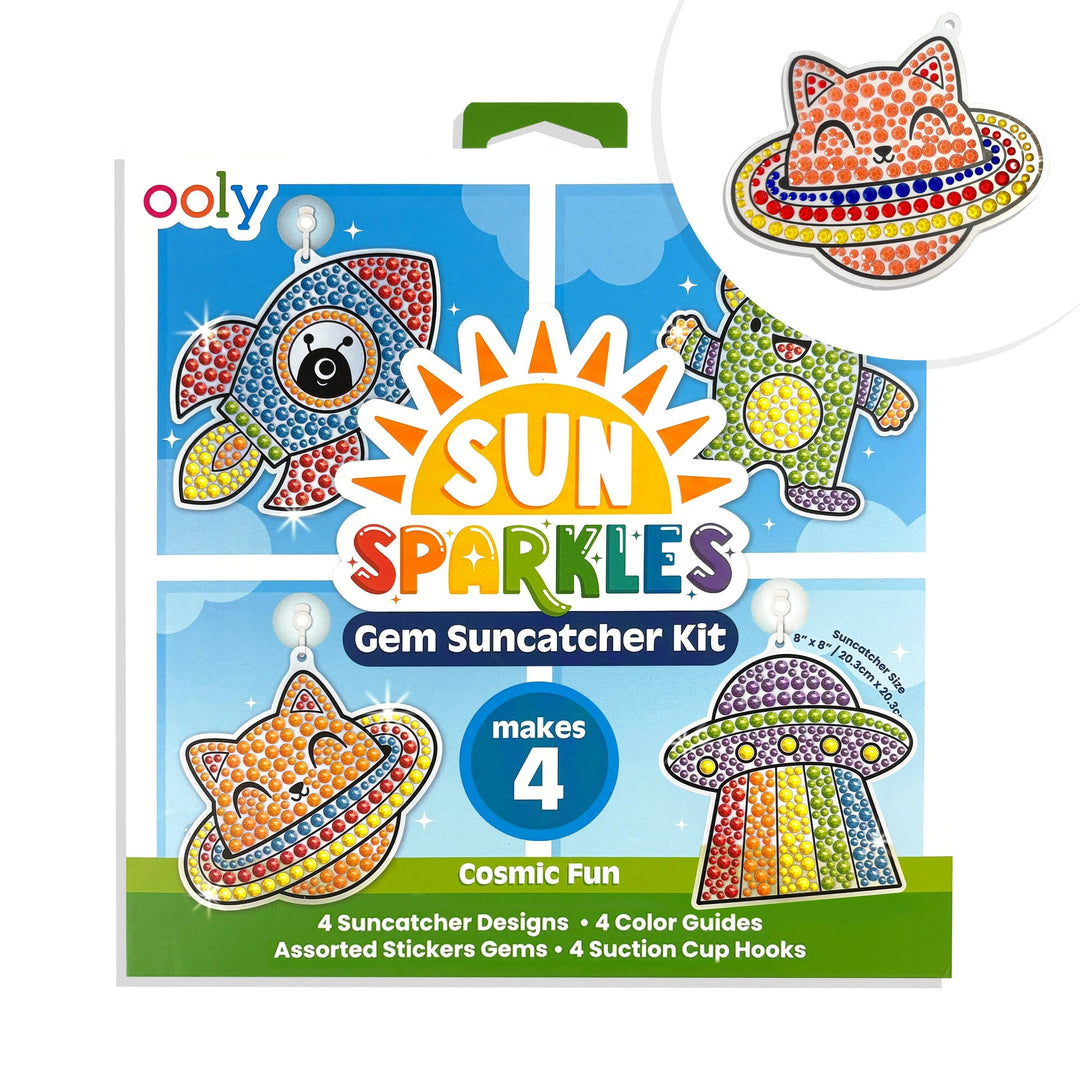 Sun Sparkles Gem Suncatcher Kit - Cosmic Fun