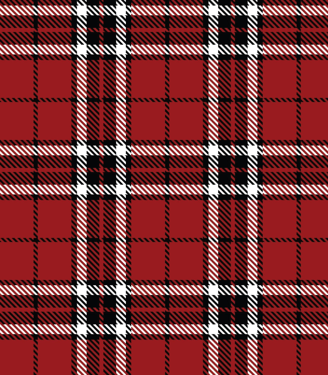 Red Plaid Silli Mitt