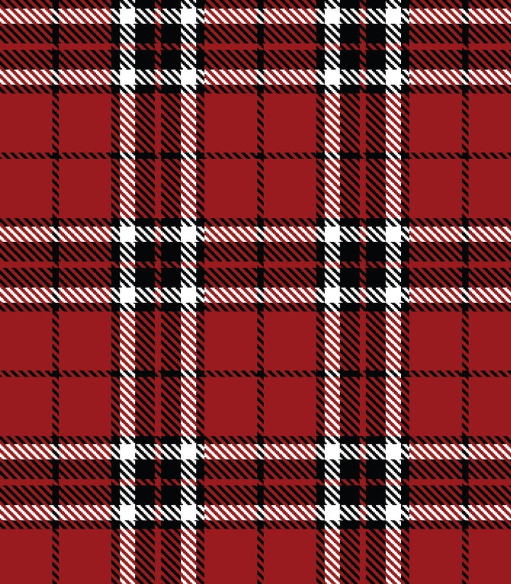 Red Plaid Silli Mitt