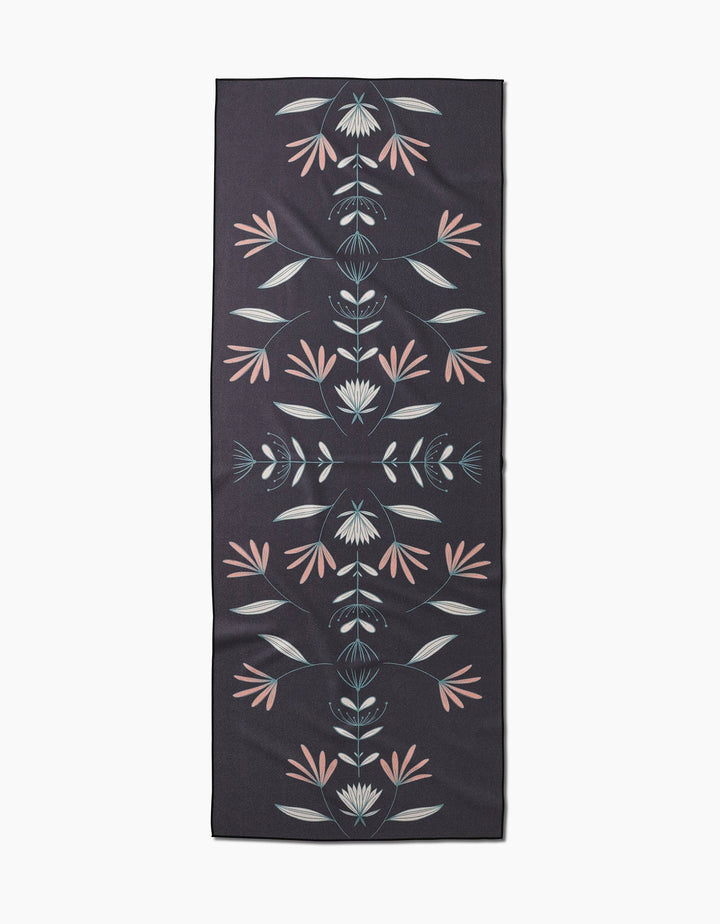 Jungle Maze Yoga Towel by Geometry