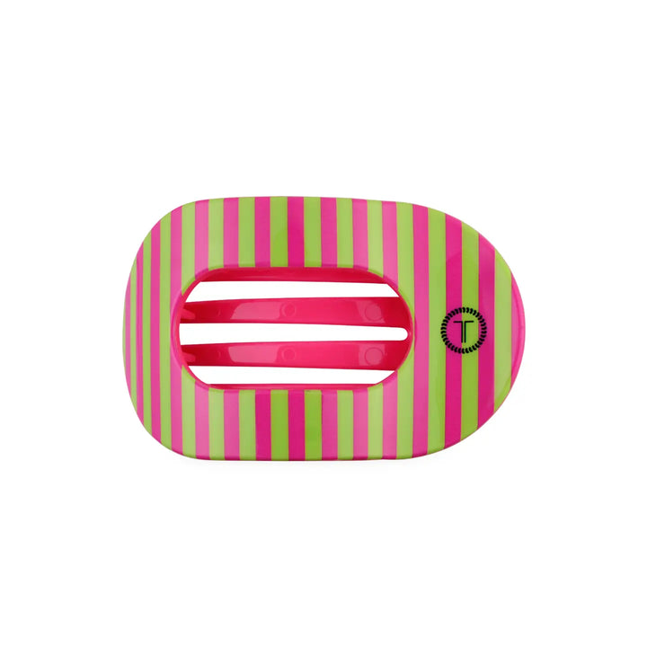 Medium Teleties Flat Oval Clip - Summer Crush