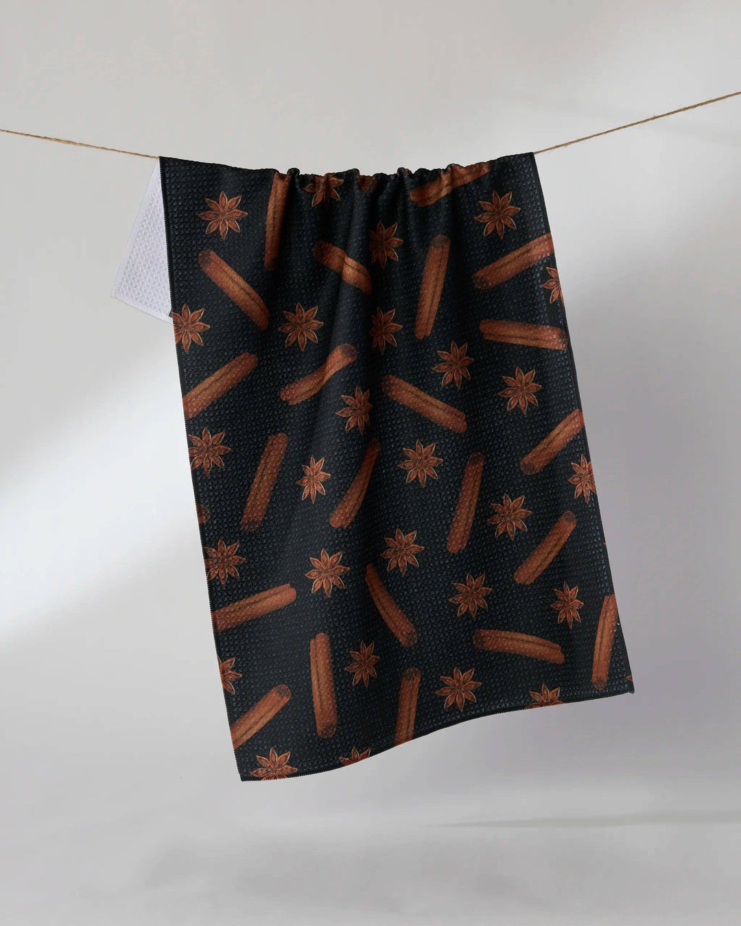 Chai Noir Tea Towel by Geometry