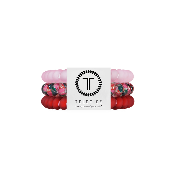 Teleties Hair Tie - Small Band Pack of 3 - Tied in Tartan (Ships in 1-2 Weeks)