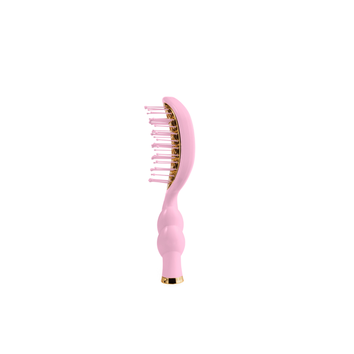 Bubblegum Pink Mini Vented Hair Brush by Teleties (Ships Next Week)