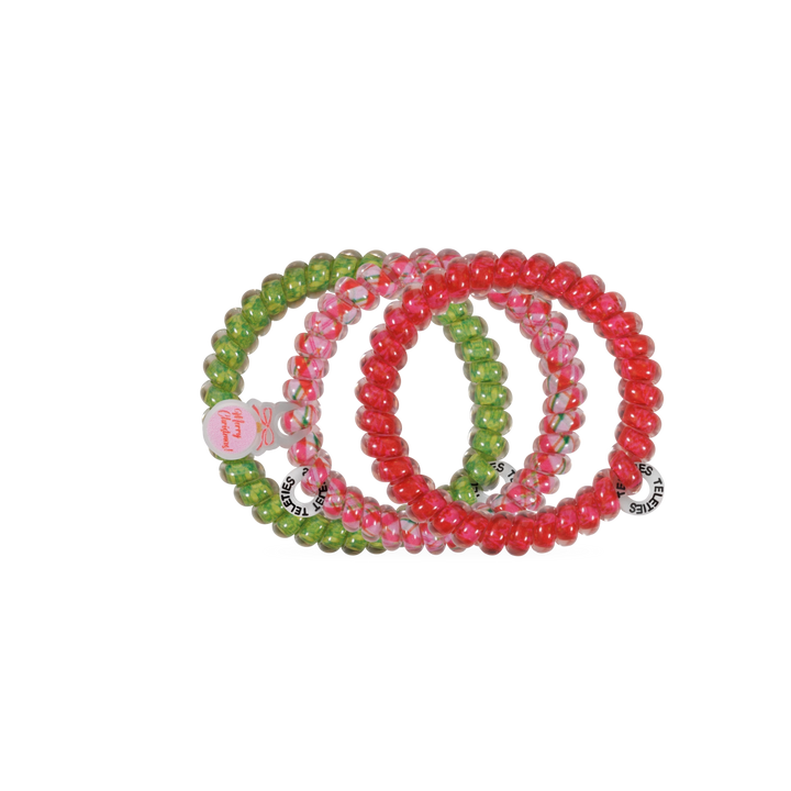 Teleties Hair Tie - Small Band Pack of 3 - And to All a Good Night (Ships in 1-2 Weeks)