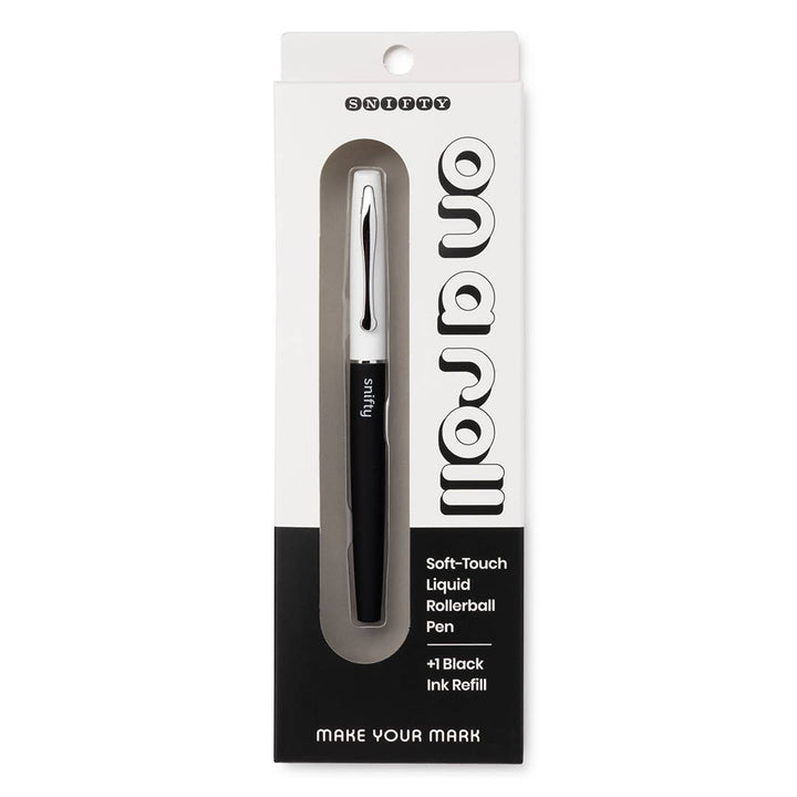 On A Roll Pen - White/Black
