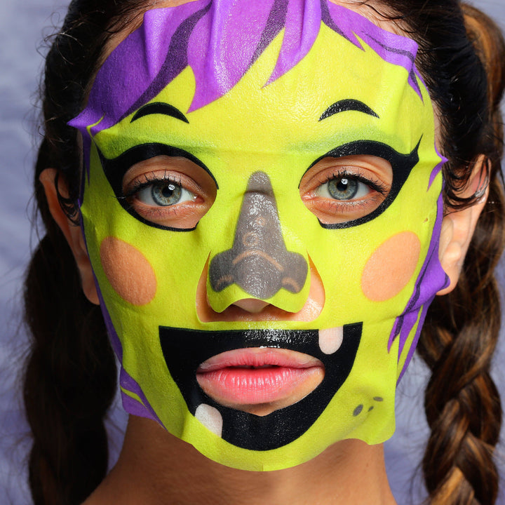 Hocus Glow-cus Glowing Witch Halloween Face Mask