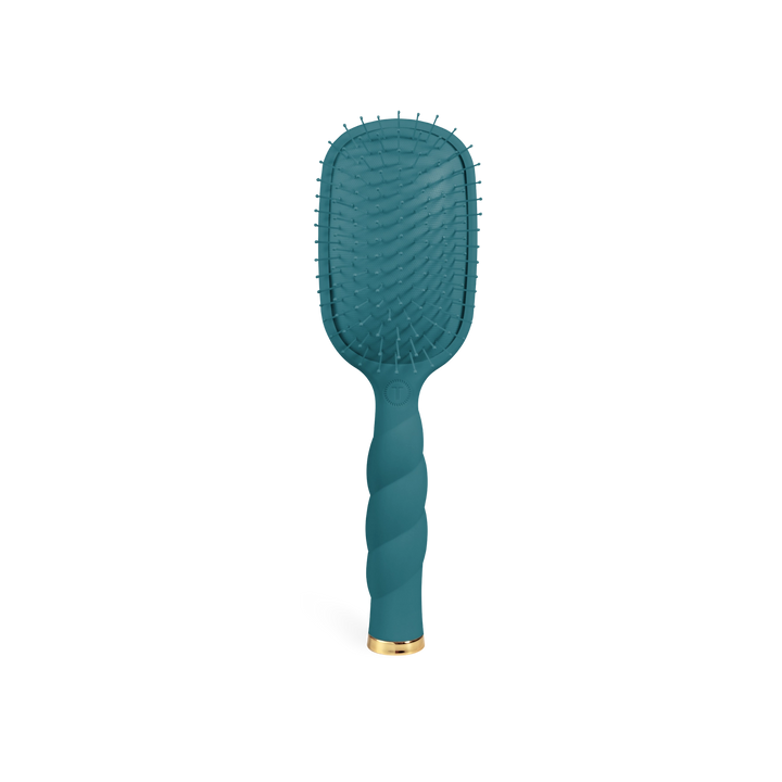Teal With It Detangler Hair Brush for Medium Hair by Teleties