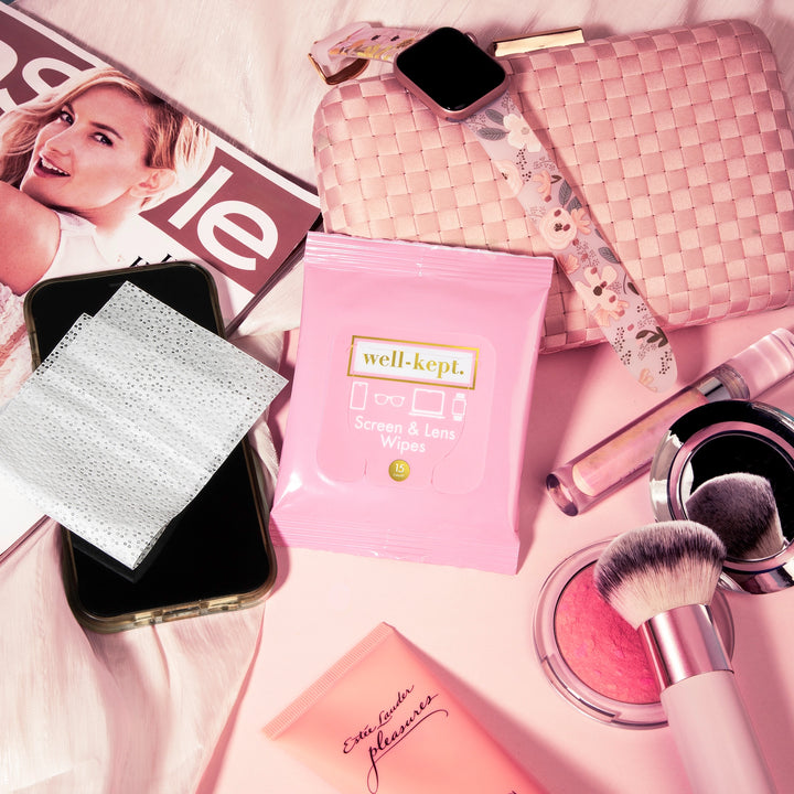 Screen & Lens Wipes - Pink Slate by Well-Kept (Preorder: Ships in 2-3 Weeks)
