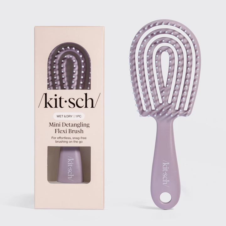 Mini Detangling Flexi Brush - Soft Violet
