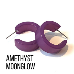 Moonglow Clara Hoop Earrings by Leetie Lovendale (Preorder: Ships in 2-3 Weeks)