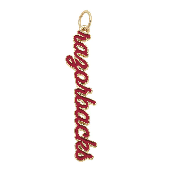 NCAA Enamel Script Charm By Canvas