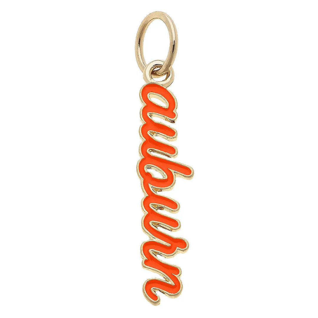 NCAA Enamel Script Charm By Canvas