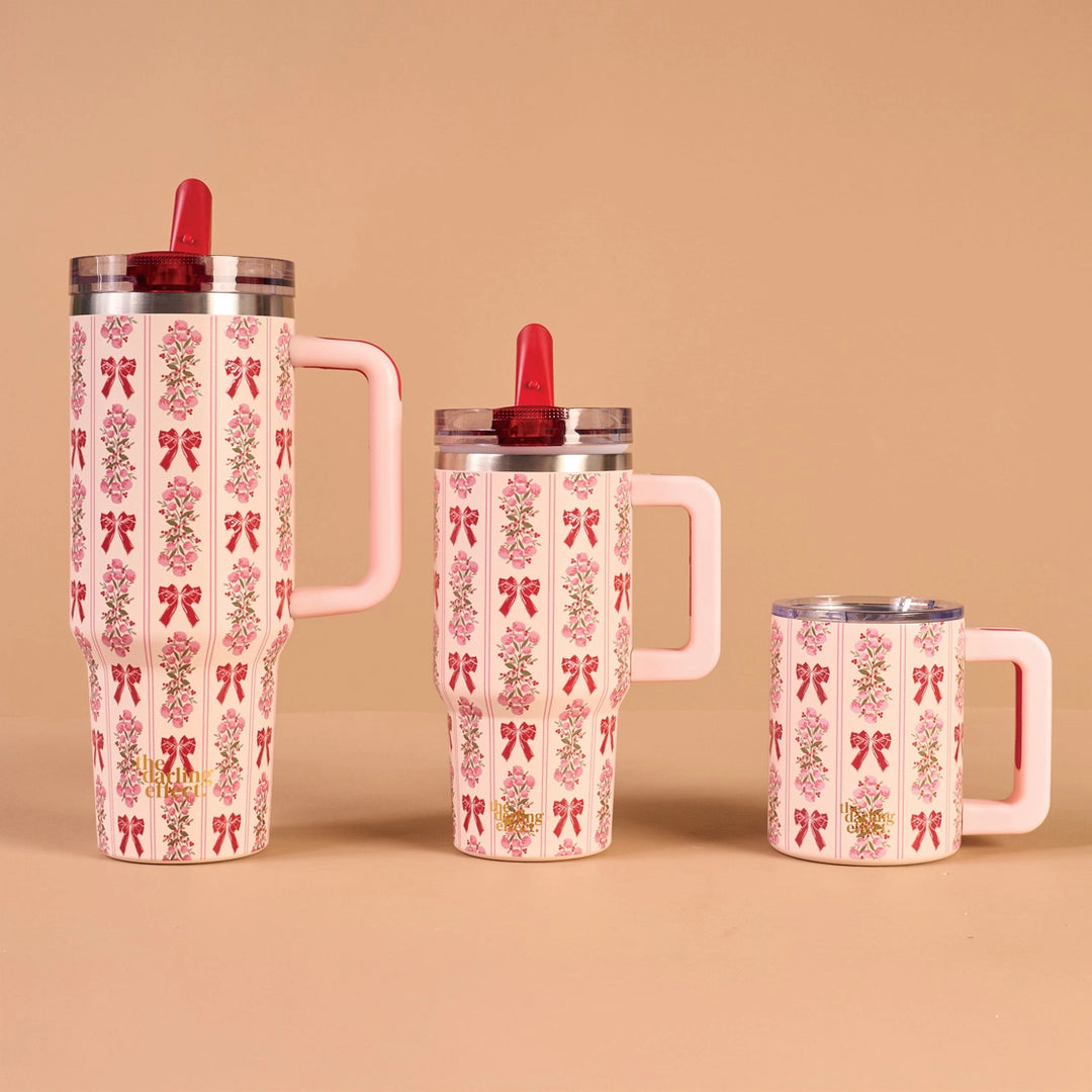 Oh So Merry 40 oz Lifestyle Flip Straw Tumbler by the Darling Effect