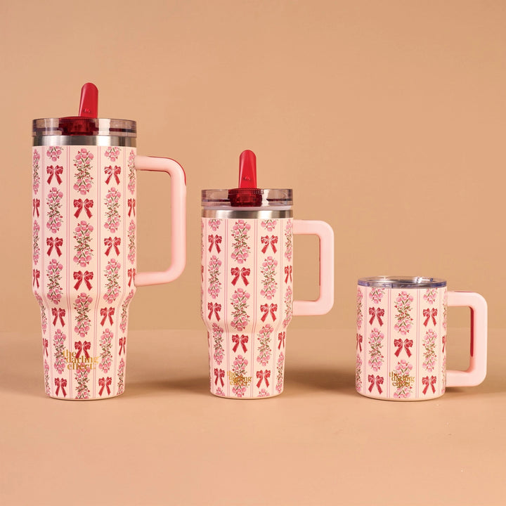 Oh So Merry 40 oz Lifestyle Flip Straw Tumbler by the Darling Effect