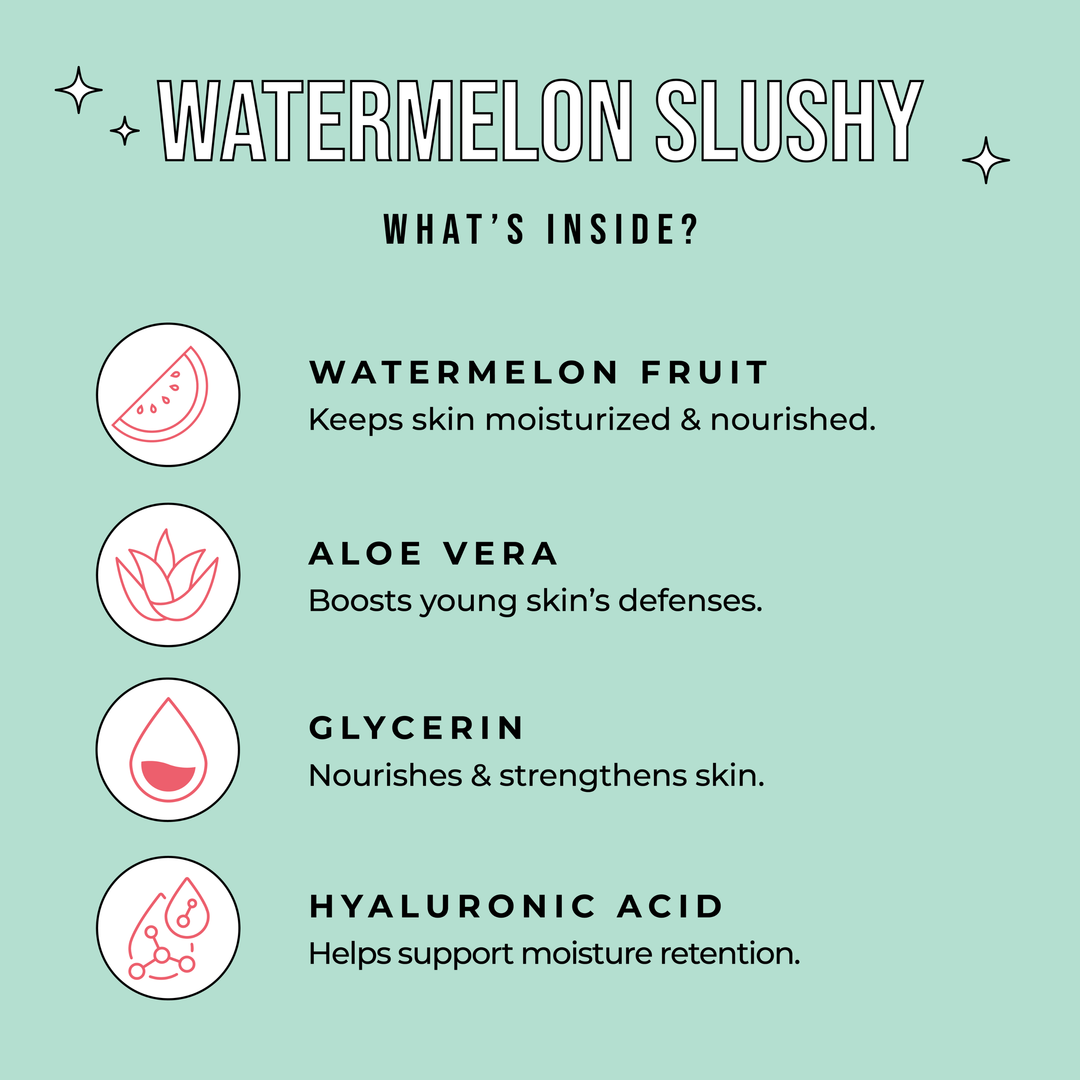 Slushy Kid's Face Mask - Watermelon
