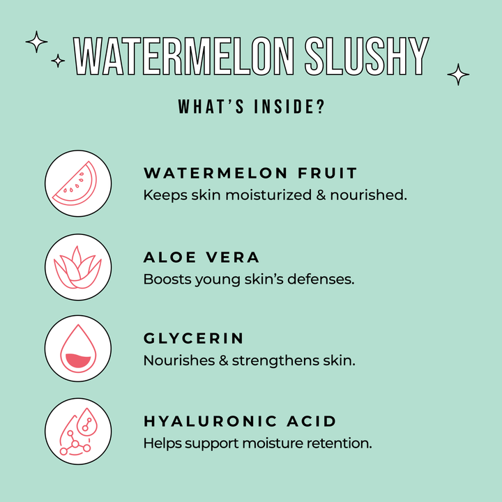 Slushy Kid's Face Mask - Watermelon