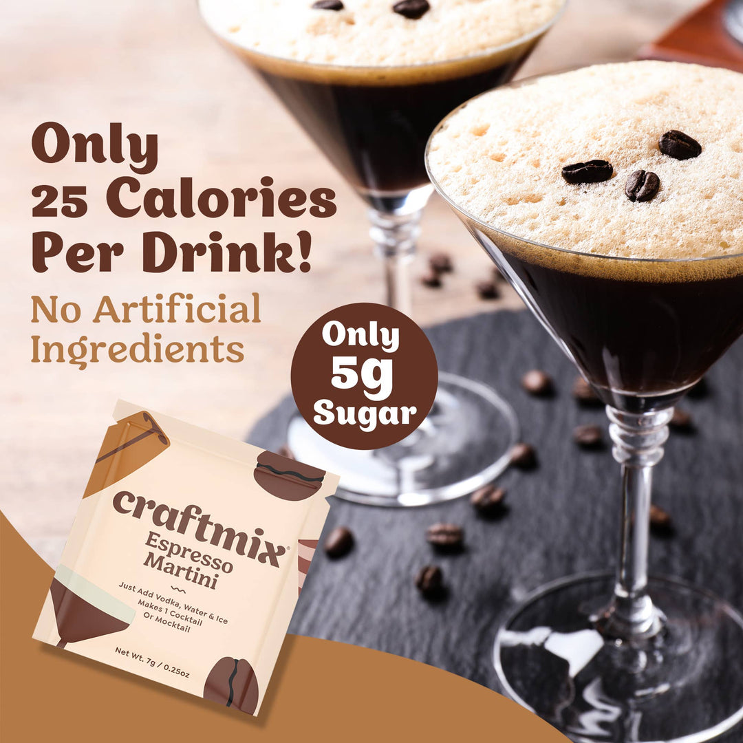 Craftmix Espresso Martini Cocktail 12 Pack