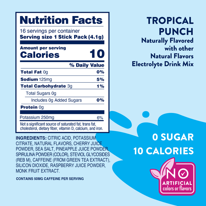 Refresher Stix Drink Mix 16 ct - Tropical Punch