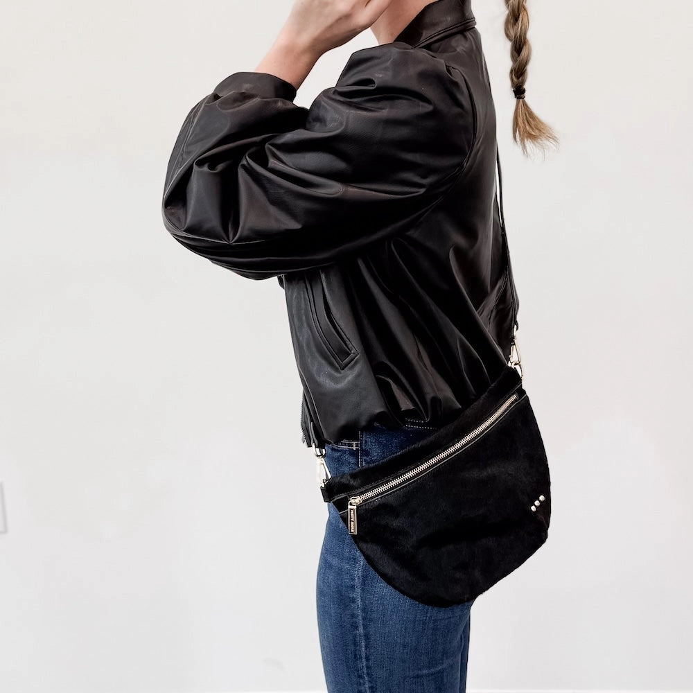 Hair on Hide Westlyn Bum Bag by Pretty Simple