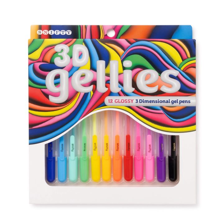 3D Gellies Gel Pen Set