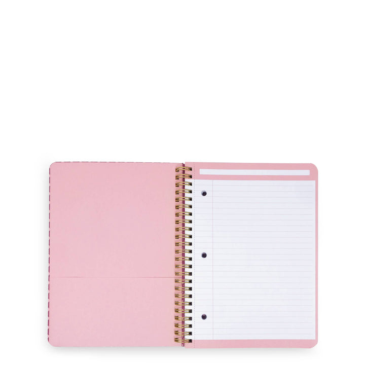 Small Spiral Notebook - Melissa Ditsy Pink by Vera Bradley