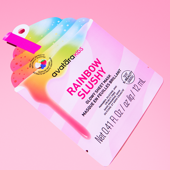 Slushy Kid's Face Mask - Rainbow