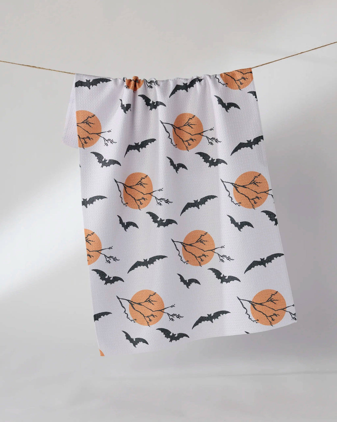 Night Flight Tea Towel by Geometry