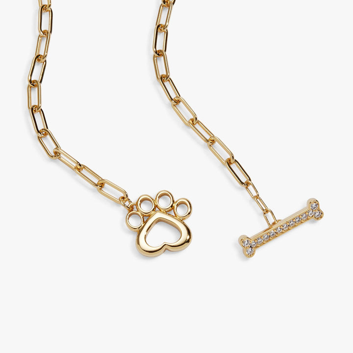 Pave Paw Toggle Necklace by Alex + Ani