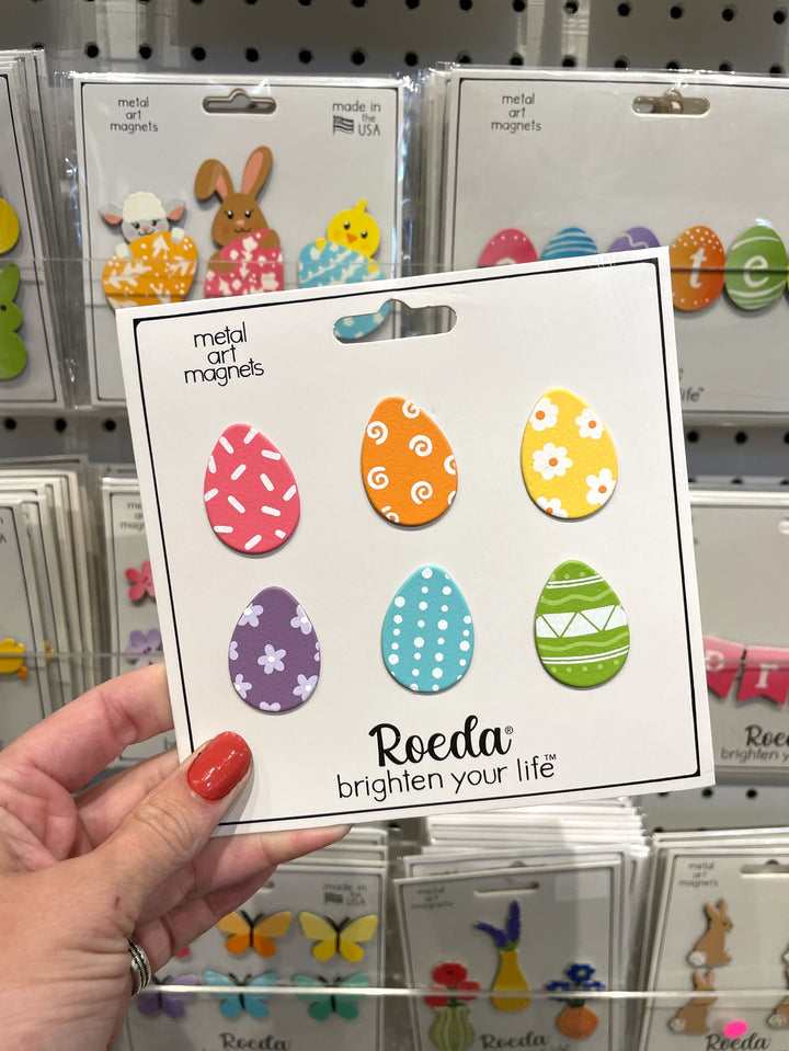 Easter Egg Set of 6 Magnets by Roeda
