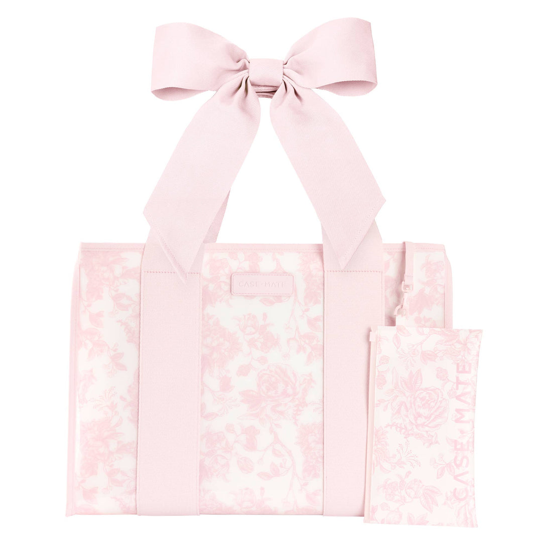 Jelly Tote & Phone Pouch - Afternoon Rosé Bow by Case-Mate