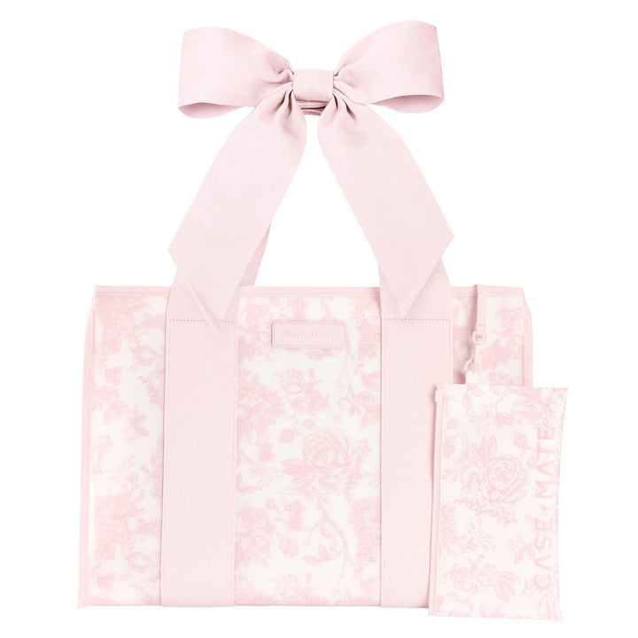 Jelly Tote & Phone Pouch - Afternoon Rosé Bow by Case-Mate