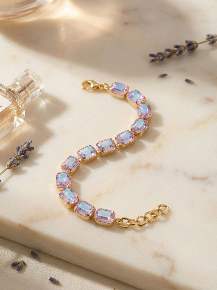 Octavia Tennis Bracelet - Purple by Sorrelli