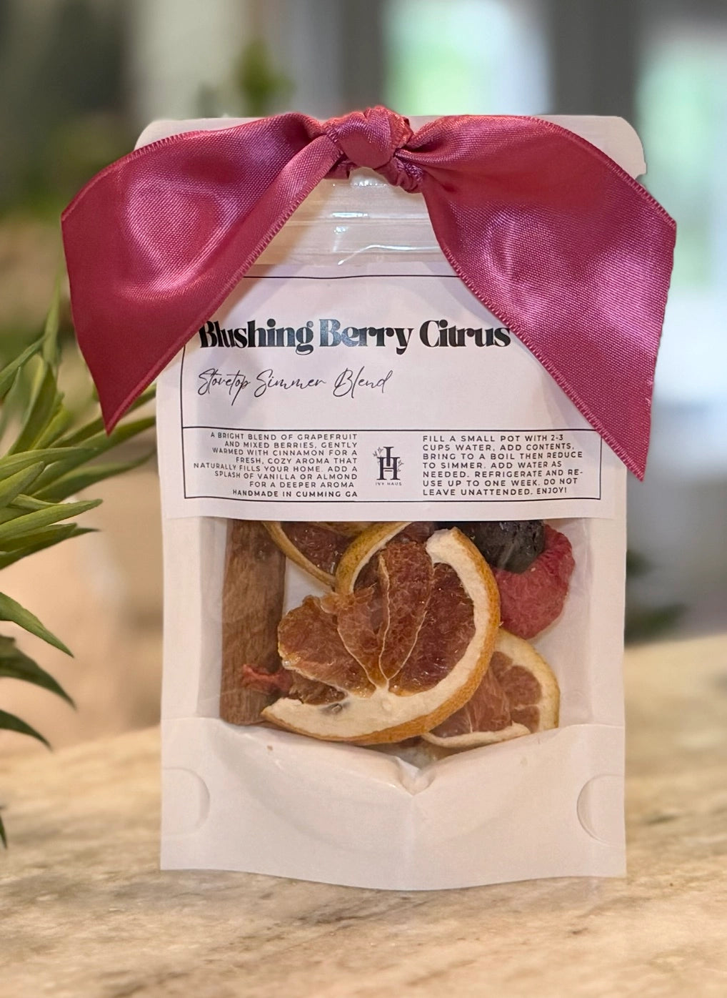 Small Stovetop Simmer Blend Potpourri - Blushing Berry Citrus