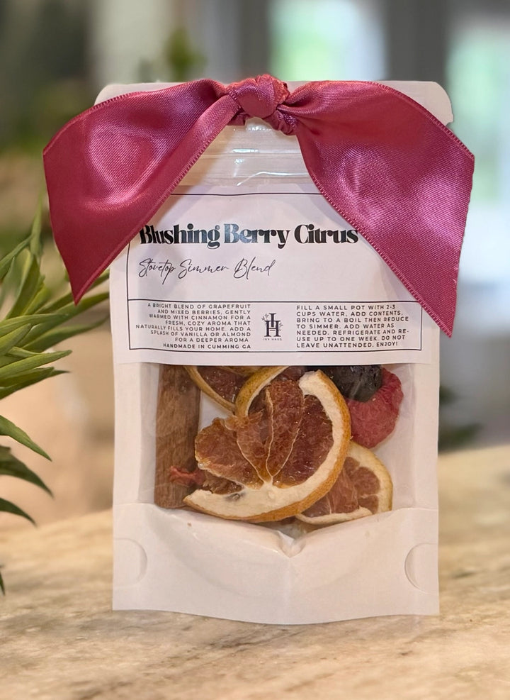Small Stovetop Simmer Blend Potpourri - Blushing Berry Citrus