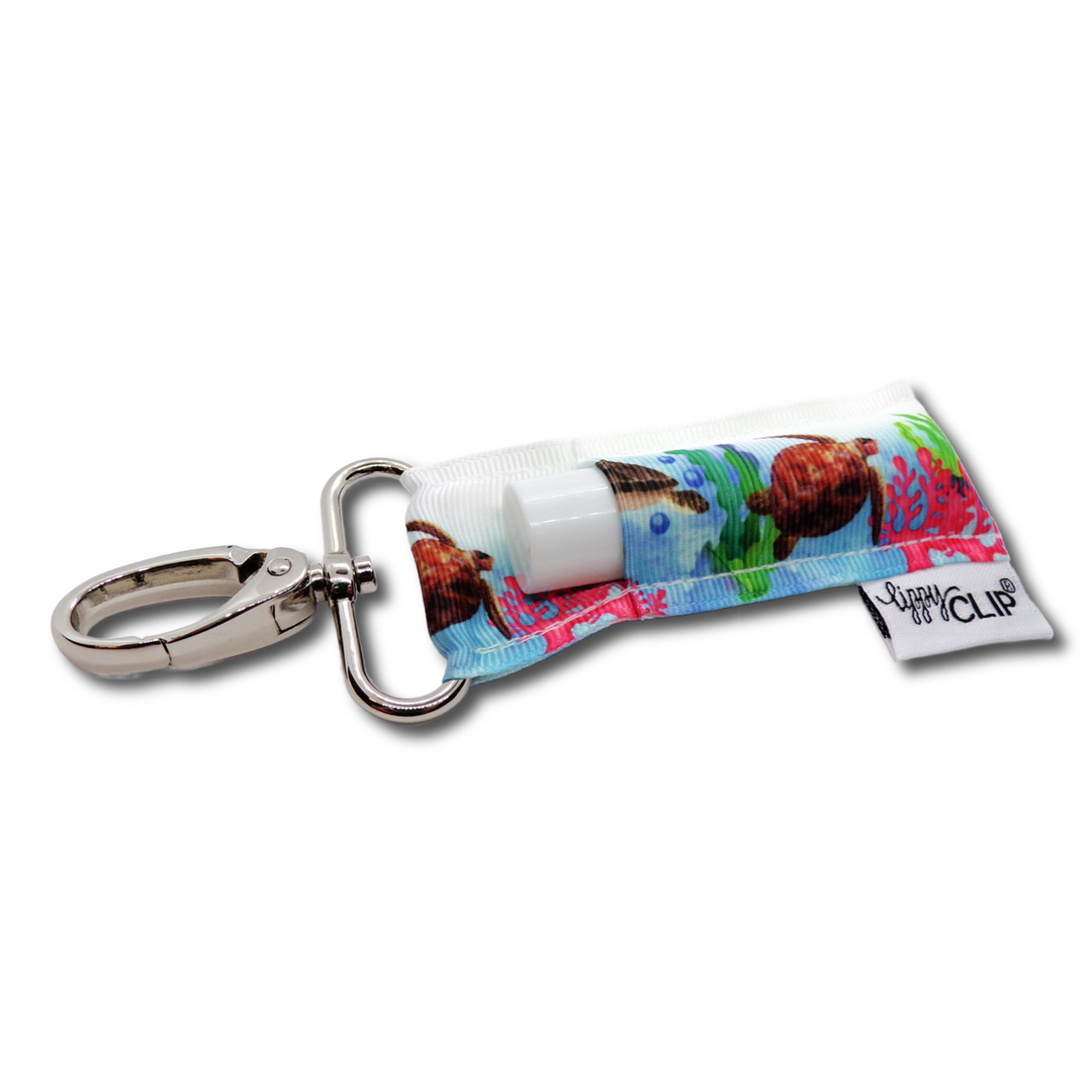 Swimming Sea Turtles LippyClip® Lip Balm Holder (PREORDER: Ships in 2-3 Weeks)