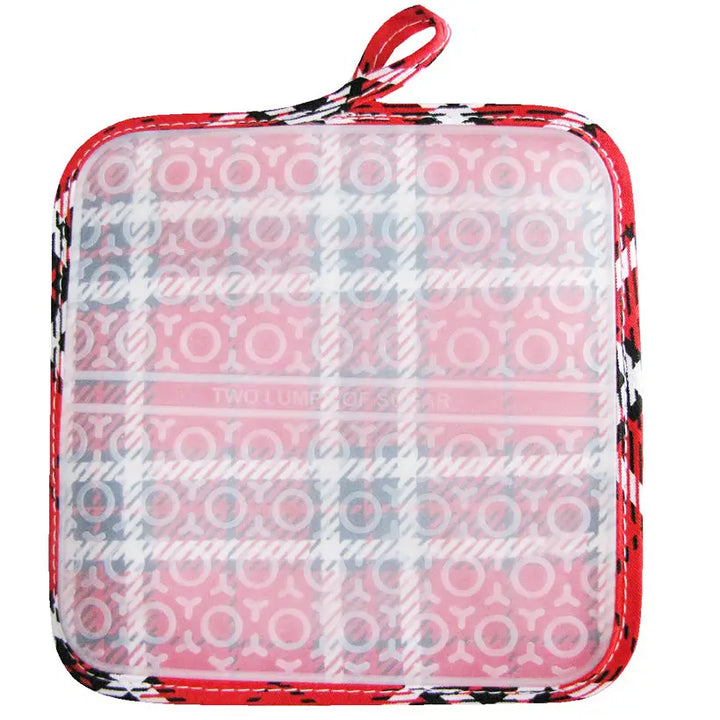 Red Plaid Silli Hottie Pot Holder
