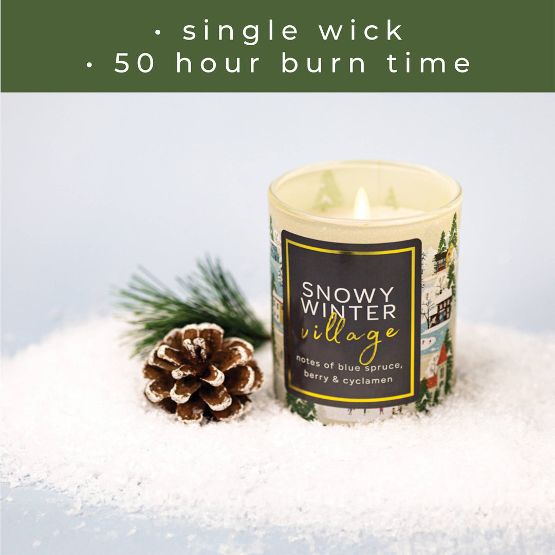 Snowy Winter Village 10oz Candle