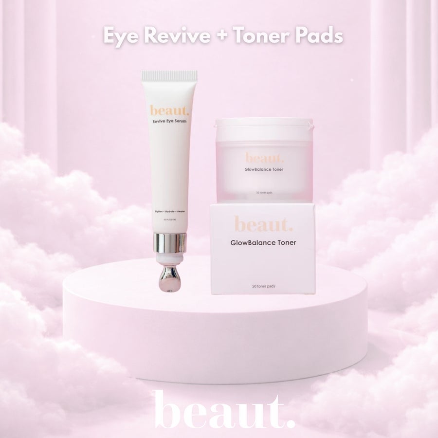 BEAUT BONANZA! toner pads + eye revive (Ships in 2-3 Weeks)