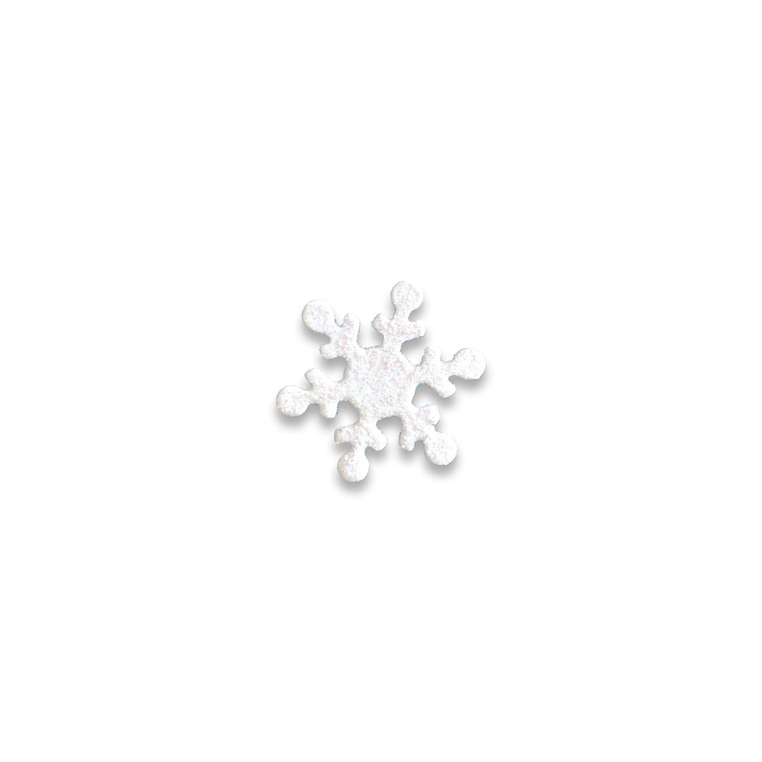 White Glitter Snowflake Magnet by Roeda